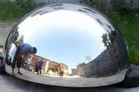 Полусфера ø 1500 нержавеющая сталь (207298) сертификат промоборудование мм.  в Благовещенске Амурской области