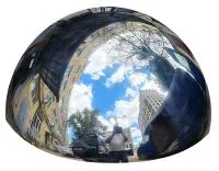 Полусфера полированная металлическая (207265) монтаж промоборудование ø 1000 мм.  в Благовещенске Амурской области