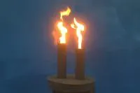 Мемориальная свеча (197176) монтаж вечный огонь универсальная  в Благовещенске Амурской области