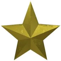 Звезда накладка на памятник литая латунь в Благовещенске Амурской области (518483)