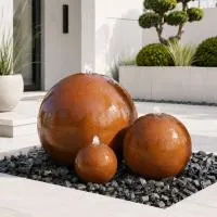 Шары 3 шт. фонтан Corten от (518907) ∅ 0,35 до 1 м. Благовещенск Амурская область