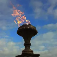 Газовая горелка апс (газ-контроль) (1629) сертификат - автомат вечный огонь ø 154 мм. ветроустойчивая  в Благовещенске Амурской области