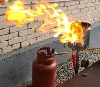 Газовая горелка электро розжиг (514267) монтаж вечный огонь ø 154 мм. ветроустойчивая  в Благовещенске Амурской области