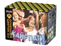 Батарея салютов Кайф-пати ОС6405 купить от производителя Огненный Цветок — Благовещенск Амурская область