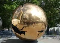Полый шар из латуни полированный (198296) производство - сфера арт-объект ø 1000 мм. пустотелая  в Благовещенске Амурской области