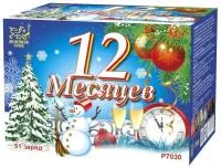 Фейерверк 12 Месяцев. Купить Фейерверк 12 Месяцев Р7030ФМ — магазин продажа салютов недорого —  Благовещенск Амурская область, производитель Русский фейерверк - Русская пиротехника, доставка по России  +7 963 711 89 03 — Благовещенск Амурская область | blagoveshchenskamurskaya.piroclub.ru