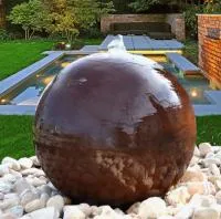 Сфера КОРТЕН - ШАР ФОНТАН 3D (518902) ∅ 850 мм. Благовещенск Амурская область