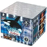 Батарея салютов Косатка. Купить Батарея салютов Косатка VH100-49-03 — магазин продажа салютов недорого —  Благовещенск Амурская область, производитель Русский фейерверк - Русская пиротехника, доставка по России  +7 963 711 89 03 — Благовещенск Амурская область | blagoveshchenskamurskaya.piroclub.ru