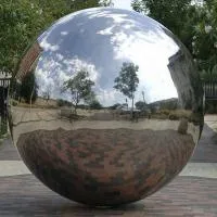 Металлический шар полированный (198287) монтаж - сфера арт-объект ø 1000 мм. пустотелая  в Благовещенске Амурской области